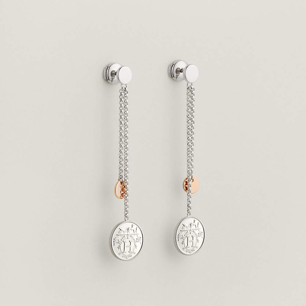 Hermes deals earrings silver